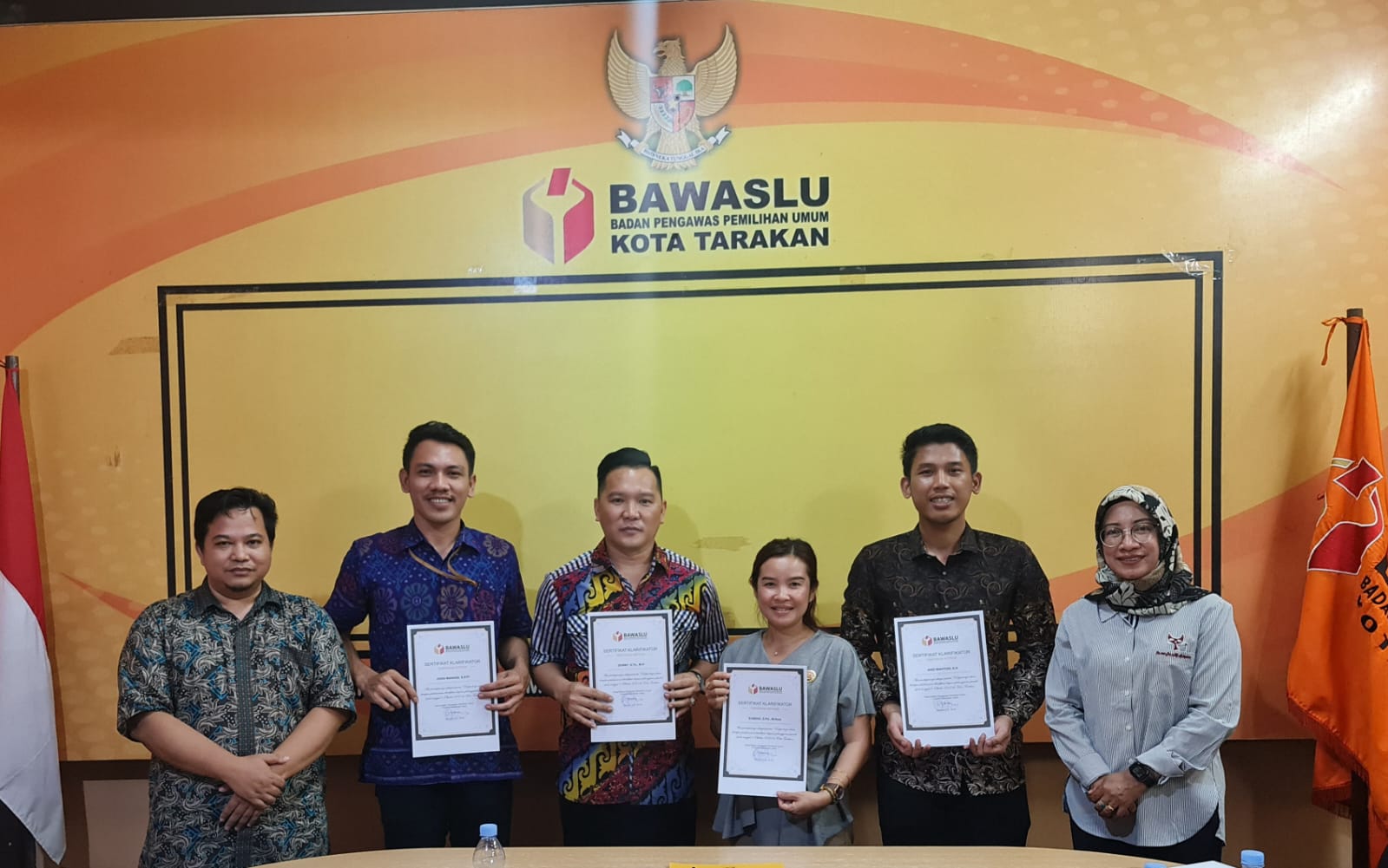 RAPAT KERJA TEKNIS KESIAPAN PELAKSANAAN KLARIFIKASI DUGAAN PELANGGARAN PEMILU