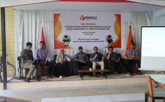 BAWASLU MALINAU SUSUN DAFTAR INFORMASI PUBLIK SEMESTER 1 TAHUN 2024